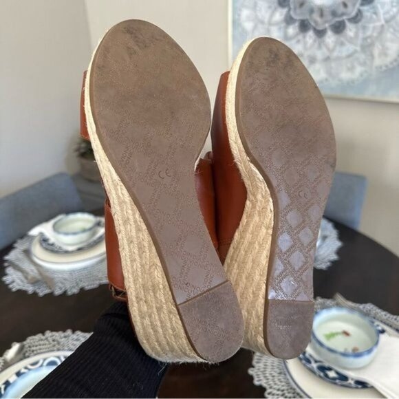 Vionic Brooke Wedge Sandal Vionic Brown Wedge Sandals Size 10 EUC - Picture 6 of 8